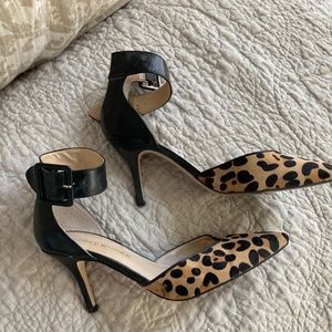 Animal print heels